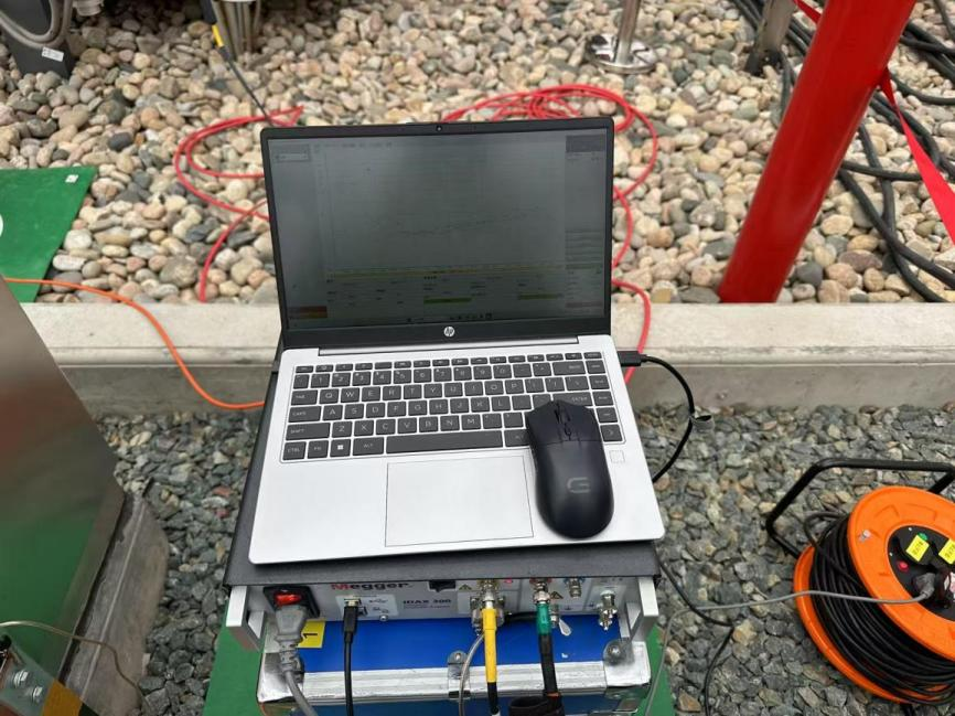 IDAX300變壓器檢測現場