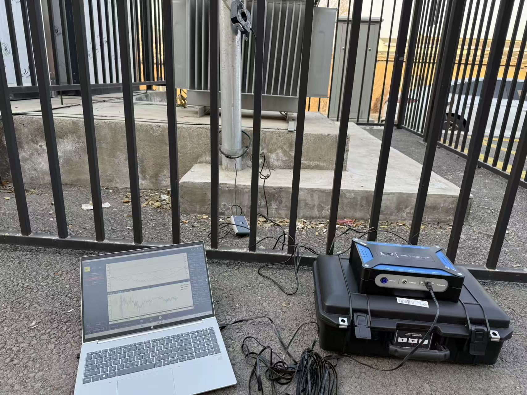 高頻電纜局放測試儀測試現場 高頻電纜局放測試儀測試現場